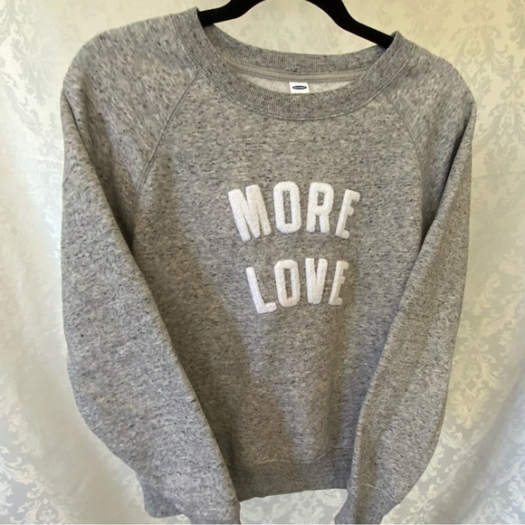 Old Navy Womans Crew Neck Sweatshirt SZ (M) Gray - Picture 7 of 7